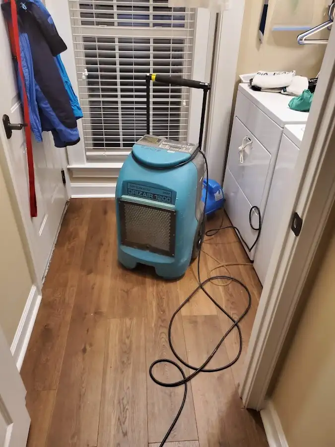 Commercial dehumidifier deployed for Flood Damage Cleanup in Lower Oxford